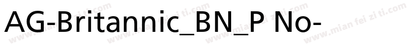 AG-Britannic_BN_P No字体转换